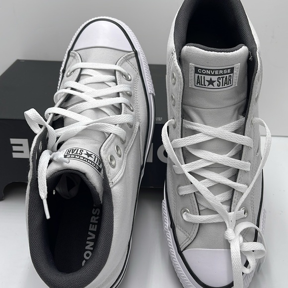 Converse Men’s CTAS MALDEN STREET MID
BARELY GREY/DARK MATTERWHITE A08612F Snkrs - Picture 13 of 16